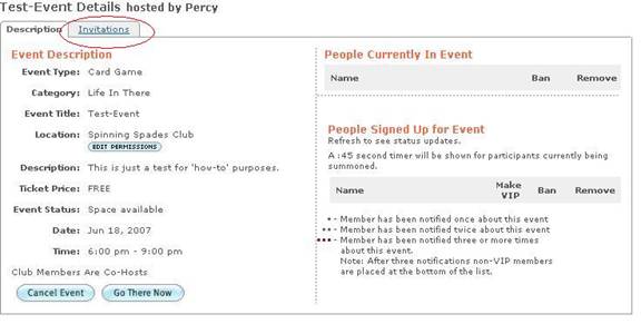 Invitations